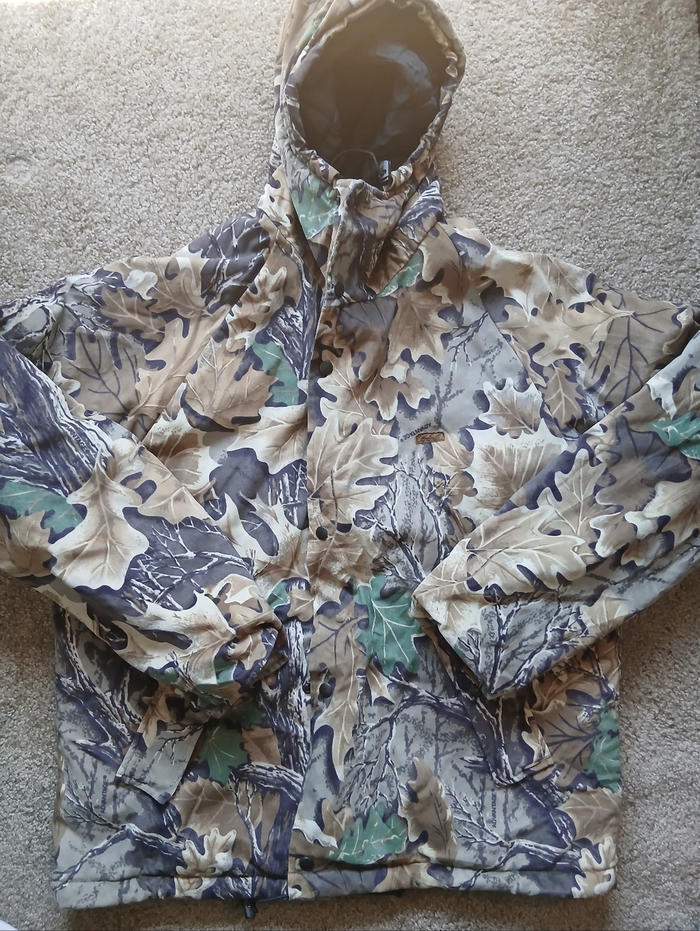 Vintage Woolrich Camo Hooded Jacket